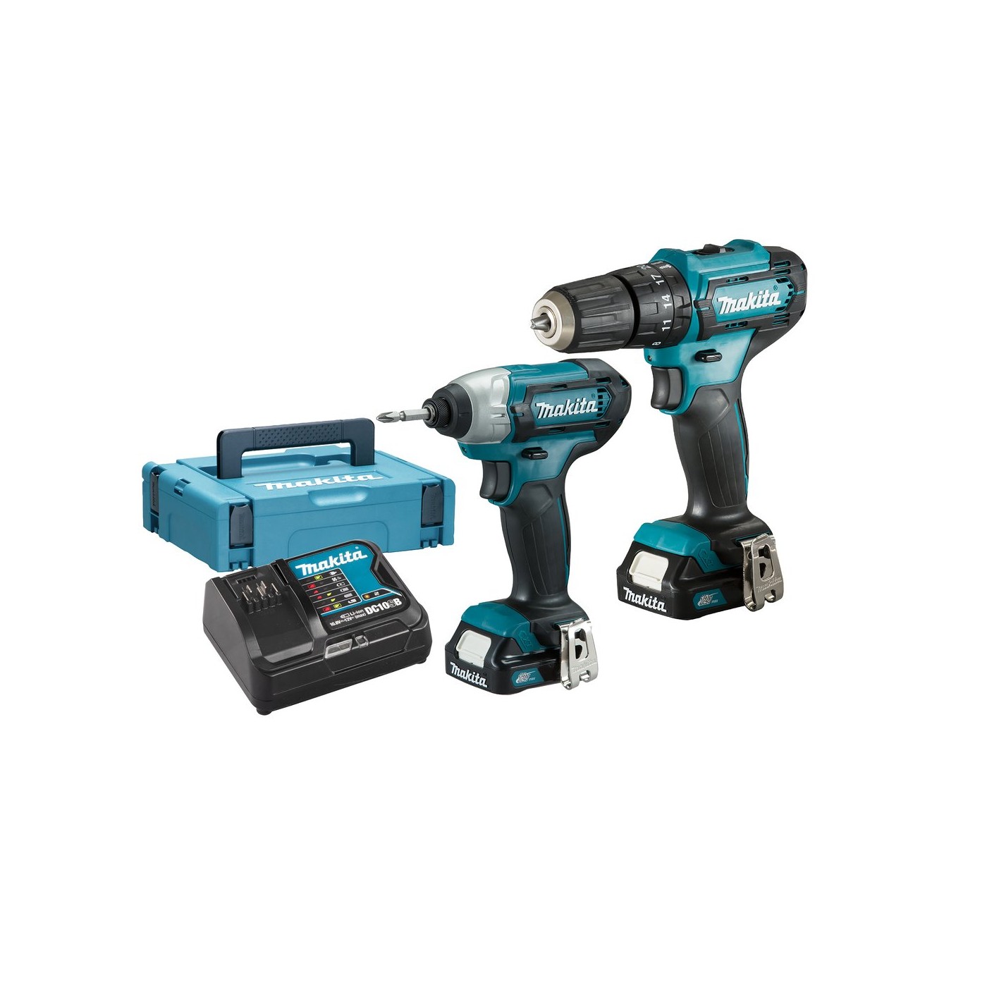Makita CLX228AJ Combo Kit CXT 12v 2Ah Lithium Power Tools UK