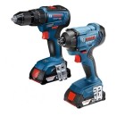 Bosch GSB18V-55 + GDR18V-160N Power Tool Kit