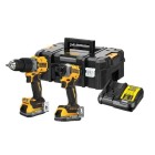 DeWALT DCK2050E2T Powerstack Twin Kit