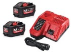 Milwaukee M12-18FC Charger M18HB12X2 Battery Power Packs