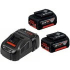 Bosch GAL1880CV Charger + GBA18V5.0x2 Batteries