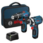 Bosch GSB12V-15 + GDR12V-105 BAG Power Tool Kit