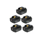 Makita BL1850Bx5 Batteries