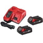 Milwaukee M12-18FC Charger M18B2X2 REDLITHIUM Batteries