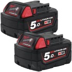Milwaukee M18B5x2 Batteries