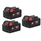 Milwaukee M18B5X3 Batteries