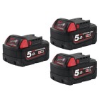 Milwaukee M18B5X3 REDLITHIUM Batteries