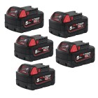 Milwaukee M18B5x5 Batteries