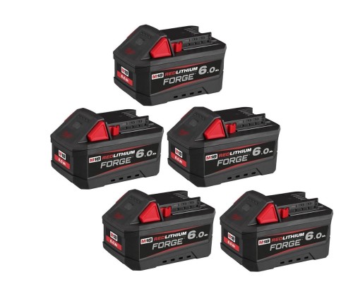 Milwaukee M18FB6X5 FORGE Batteries 