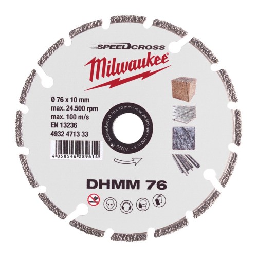 Milwaukee 4932471333 Diamond Multi Material Blade