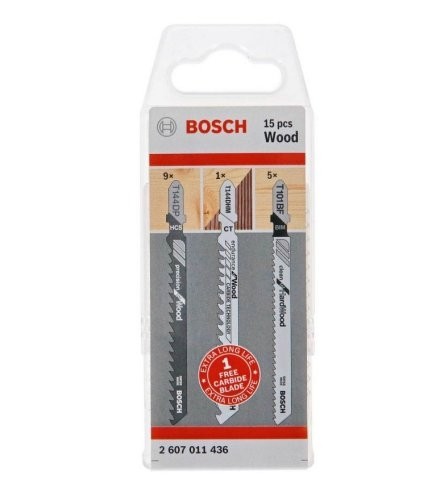 Bosch 2607011436 Jigsaw Blade Set