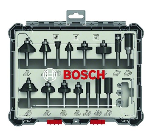 Bosch 2607017473 Router Bit Set