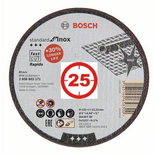 Bosch 2608603171 Inox Cutting Discs