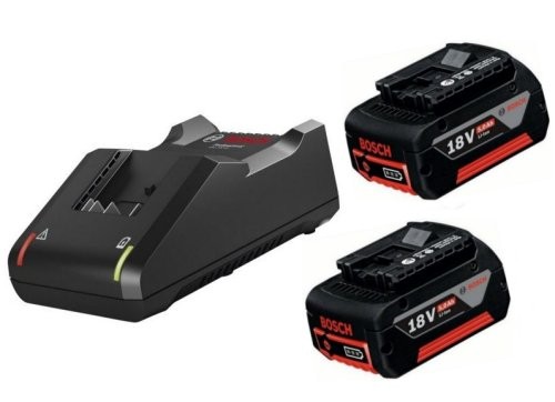 Pack chargeur et 2 batteries 18V 5Ah Bosch Professional GBA 18V