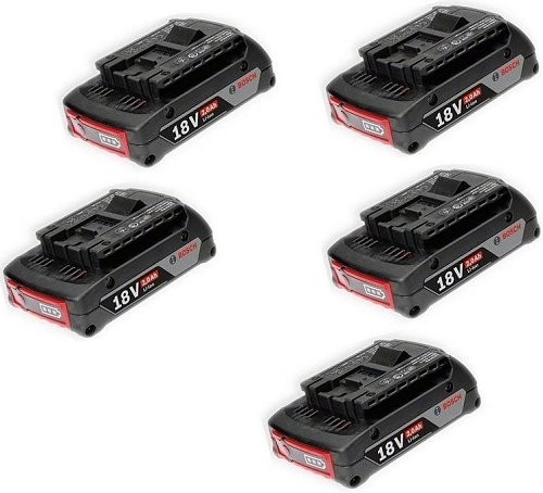 Bosch GBA18V2.0x5 CoolPack Batteries