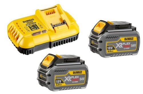 DeWALT DCB118 Charger + FLEXVOLT DCB546 Batteries 2-54v-6Ah