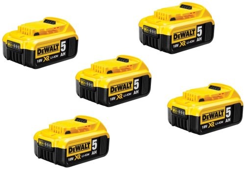 DeWALT DCB184x5 Batteries