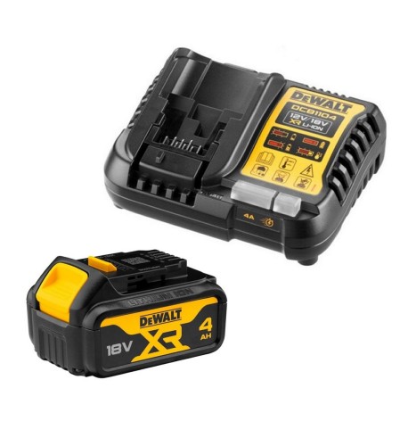 DeWALT DCB1104 Charger DCB182 Battery