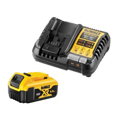 DeWALT DCB1104 Charger + DCB184 Battery