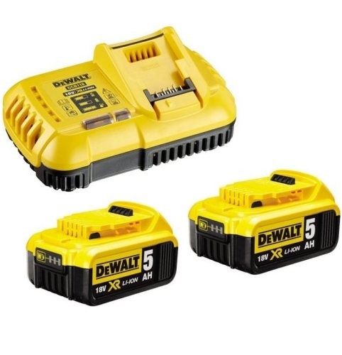 DeWALT DCB115 Charger + DCB184x2 Batteries