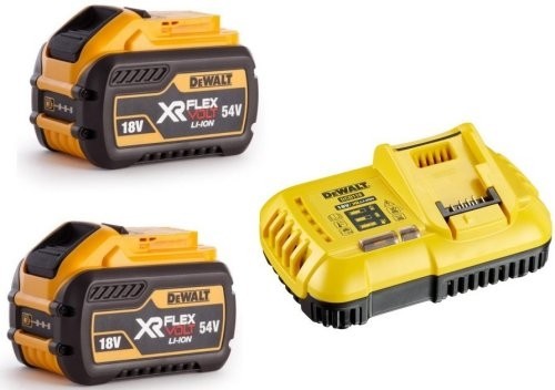 DeWALT DCB118 Charger + DCB548X2 FLEXVOLT Batteries