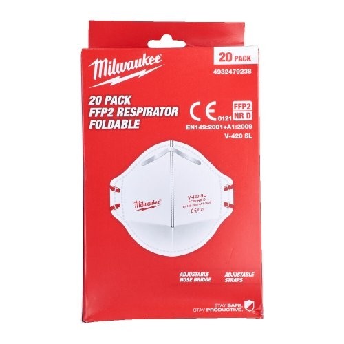 Milwaukee 4932479238 Folding Respirator
