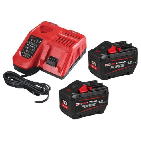 Milwaukee M12-18FC + M18FB12X2 Charger FORGE Batteries