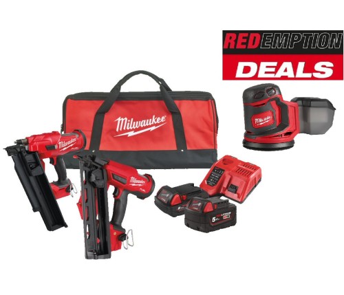 Milwaukee M18FPP2BE-522B Power Tool Kit