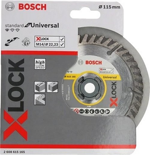 Bosch 2608615165 Diamond Blade 115mm XLOCK Power Tools UK