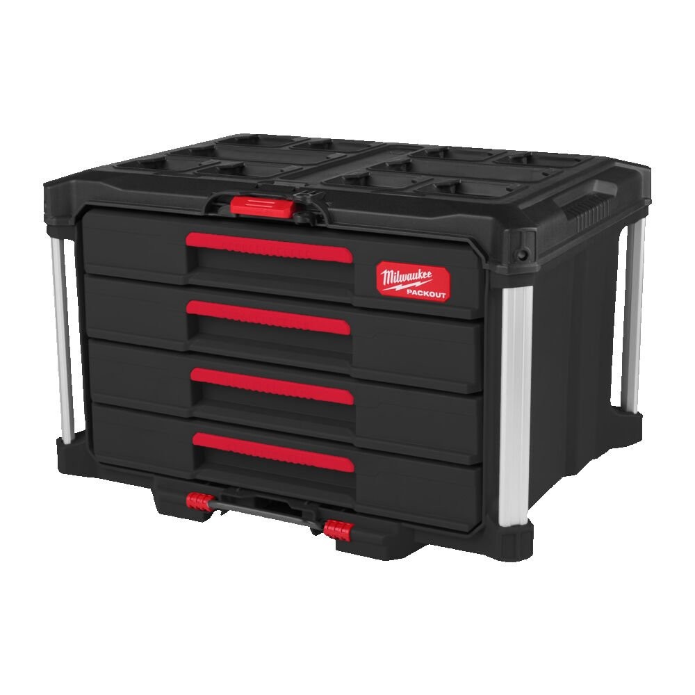 Milwaukee 4932493189 PACKOUT 4 Drawer Tool Box Power Tools UK