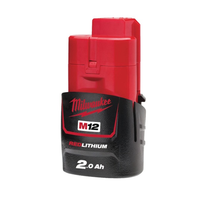 Milwaukee M12B2 Lithium Battery 12v 2Ah Power Tools UK
