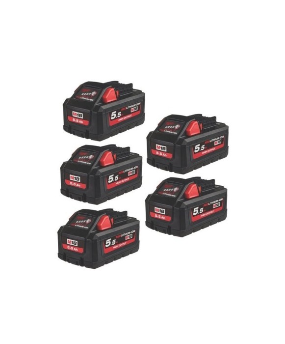 Milwaukee Batteries 18v High Output Power Tools UK