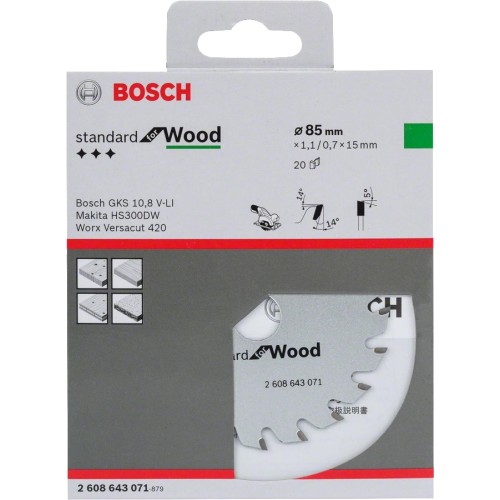 Bosch 2608643071 Circular Saw Blade