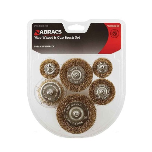 ABRACS ABWBSMPACK1 Spindle Mounted Wire Brush Pack