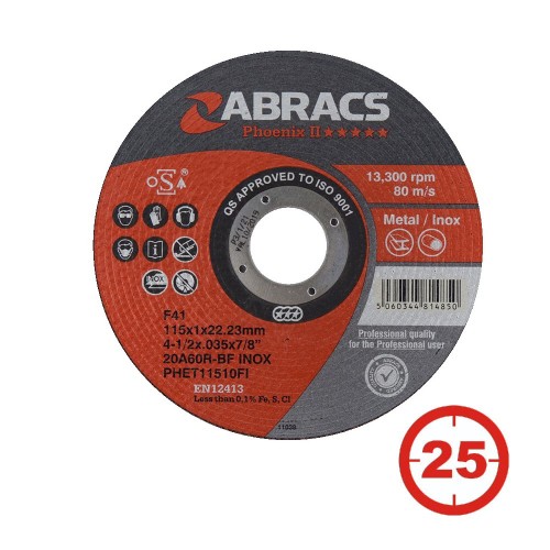 ABRACS PH07510FI Extra Thin Cutting Discs