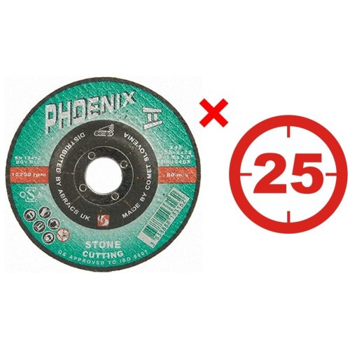 Abracs PH12530DS-25 Stone Cutting Discs