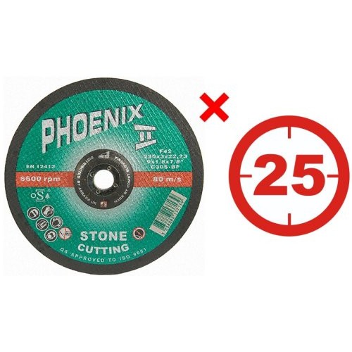 Abracs PH23030DS-25 Stone Cutting Discs