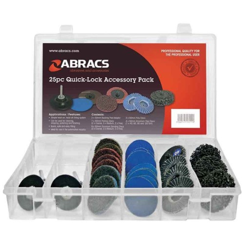 ABRACS ABQLPACK25 Quick-Lock Accessory Pack