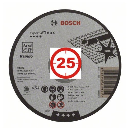 Bosch 2608600549 Inox Cutting Discs