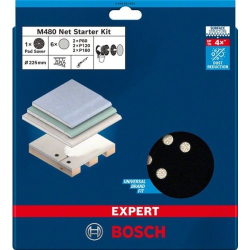 Bosch 2608901667 M480 Sanding Net Set