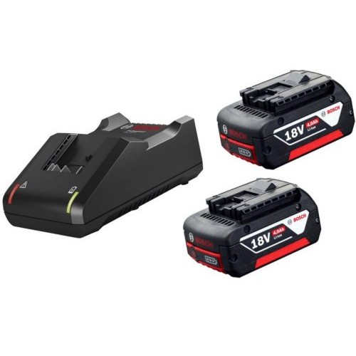 Bosch GAL18V-40 + GBA18V4.0X2 Charger Battery Pack