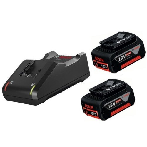 Bosch GAL18V-40 + GBA18V5.0X2 Charger Battery Pack