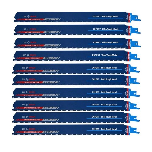 Bosch S1255CHC Reciprocating Saw Blades