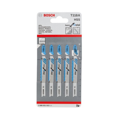 Bosch T118A Jigsaw Blades