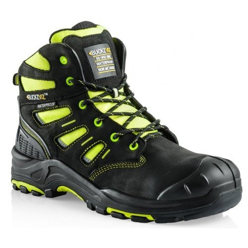 BVIZ2BK-YL-10 Waterproof Buckler Safety Boots