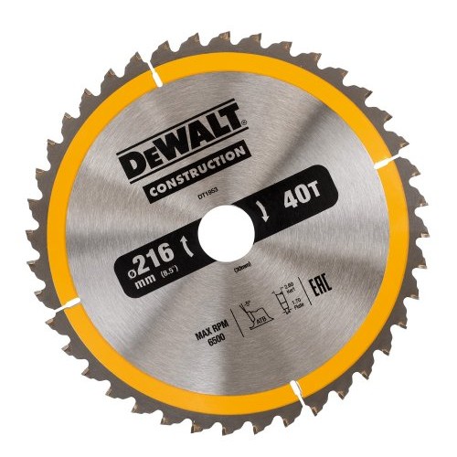 DeWALT DT1952 Stationary Circular Saw Blade