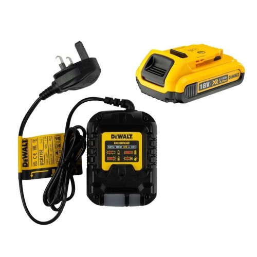 DeWALT DCB1102 Charger + DCB183 Battery