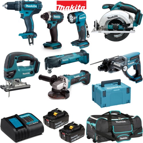 Makita MAKKIT8E Power Tool Kit