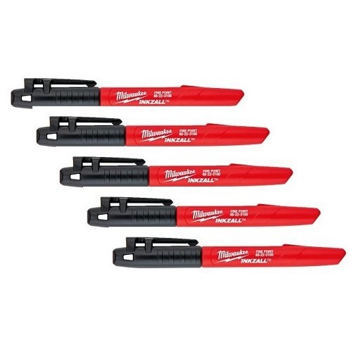 Milwaukee 48223100X5 Black Marker Pen