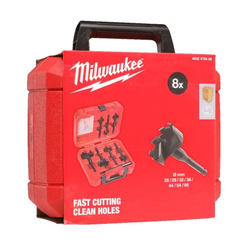 Milwaukee 4932479488 Wood Drill Selfeed Bit Set 